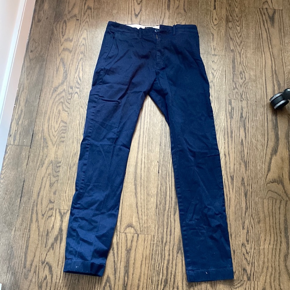 J crew blue pants , slim fit.